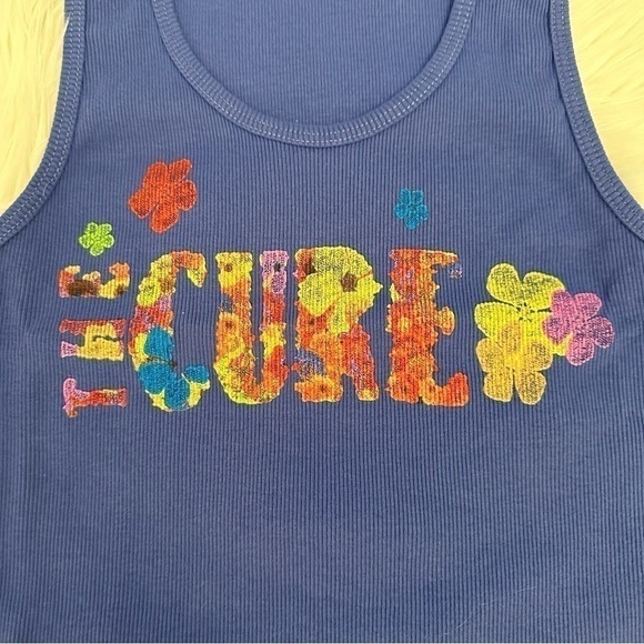 Daydreamer The Cure Flower Of Love Ribbed Tank Top Size Small - Picture 6 of 7